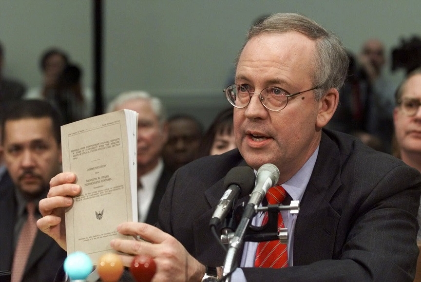 US: Kenneth Starr, the prosecutor in the Clinton-Lewinsky case, has died