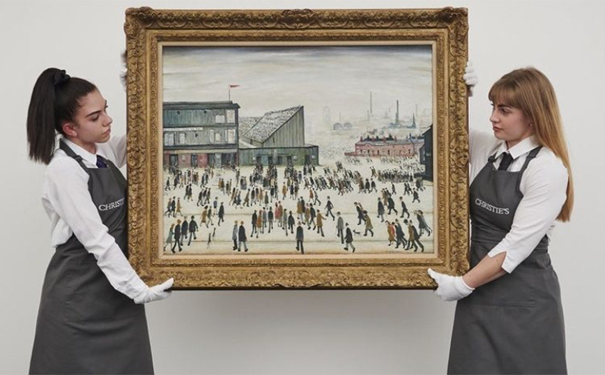 Lowry painting sold at auction with a starting price of .7 million