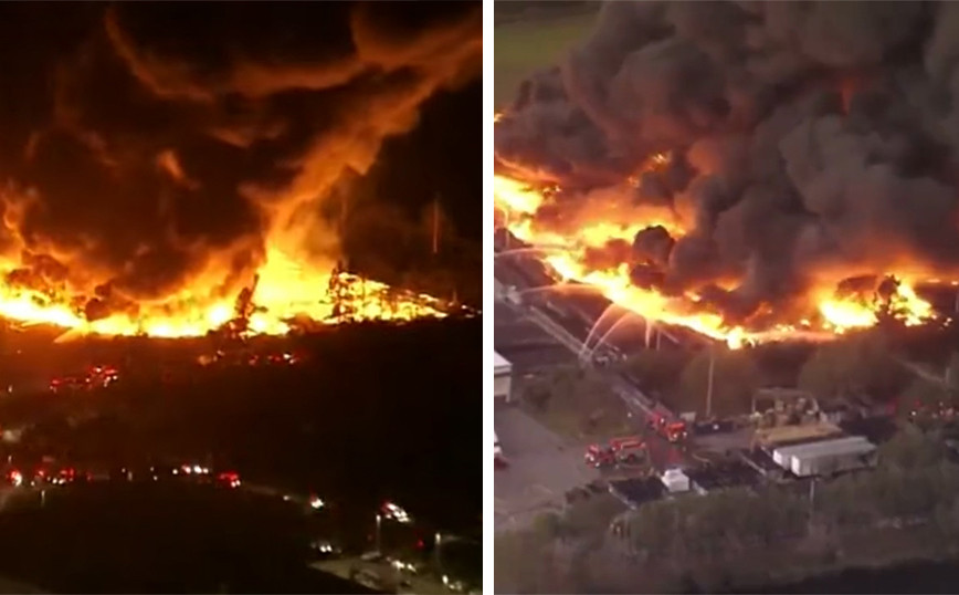 Alarm in the USA: Huge fire in a Florida nursery – Black smoke has “swallowed” the sky