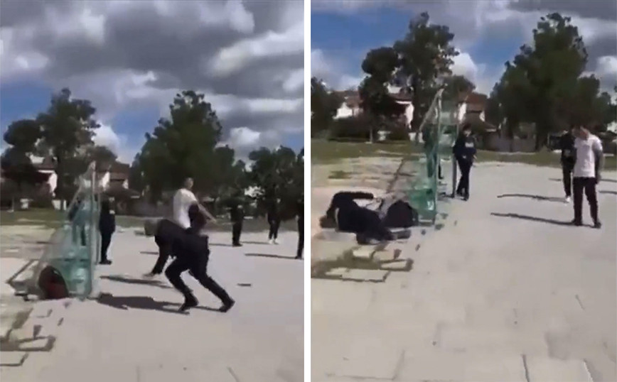Tatar played ball with students and “ate” their faces – Video of the epic somersault