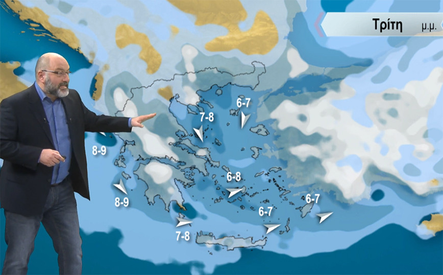 Sakis Arnautoglou: Which regions will see snow below 500 meters – new data on severe weather