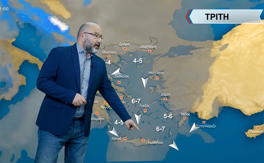 Sakis Arnautoglou: “strange” weather for next 10 days – expect something from Tuesday Sakis Arnautoglou: “strange” weather for next 10 days – expect something from Tuesday