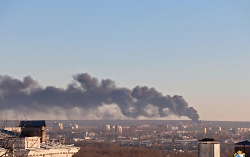 Russians and Ukrainians have each announced the downing of drones