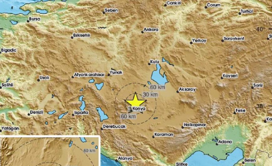 Earthquake now in Iconium