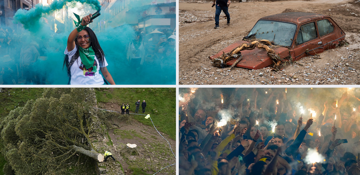 The simultaneous destruction of nature and culture, the joys that football gives and the thousands who lost their lives