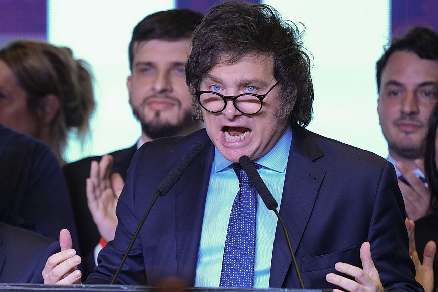 Former Argentine President Mauricio Macri backs Miley ahead of second round of presidential election