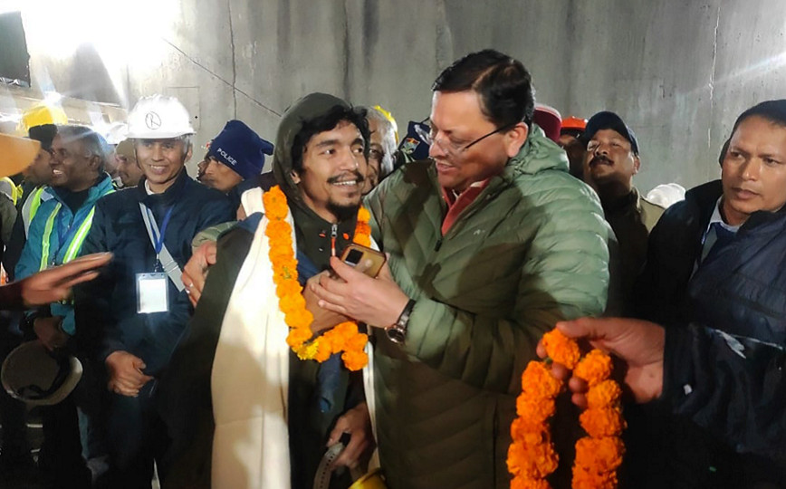 41 Indian workers trapped in a tunnel for 17 days did yoga to pass the time