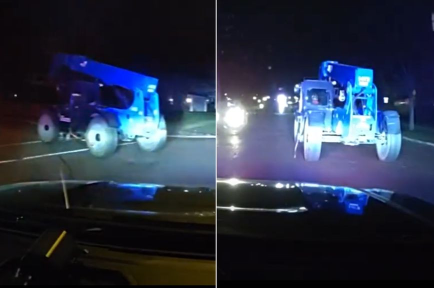 ‘Crazy’ US chase: 12-year-old steals 17-tonne forklift and hits the streets – ‘Stop now’