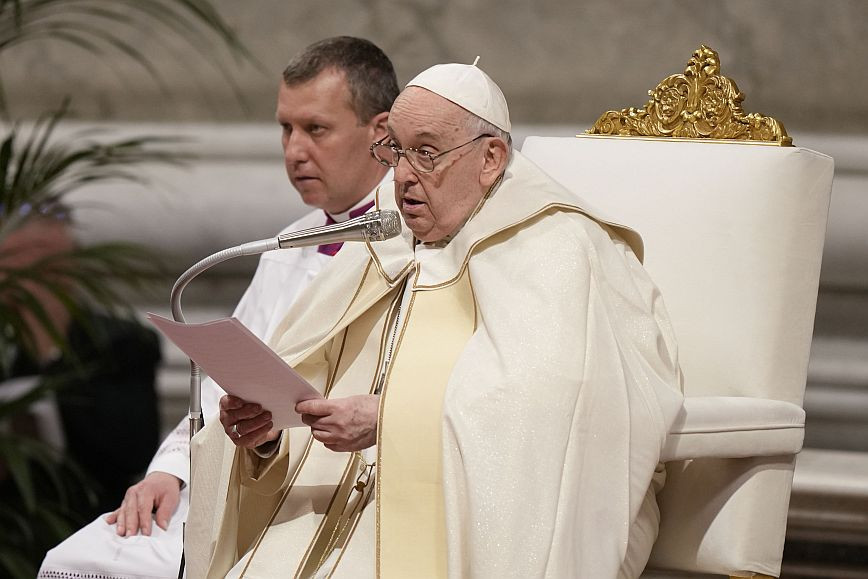 Pope Francis celebrates his 87th birthday at the Vatican - World Stock
