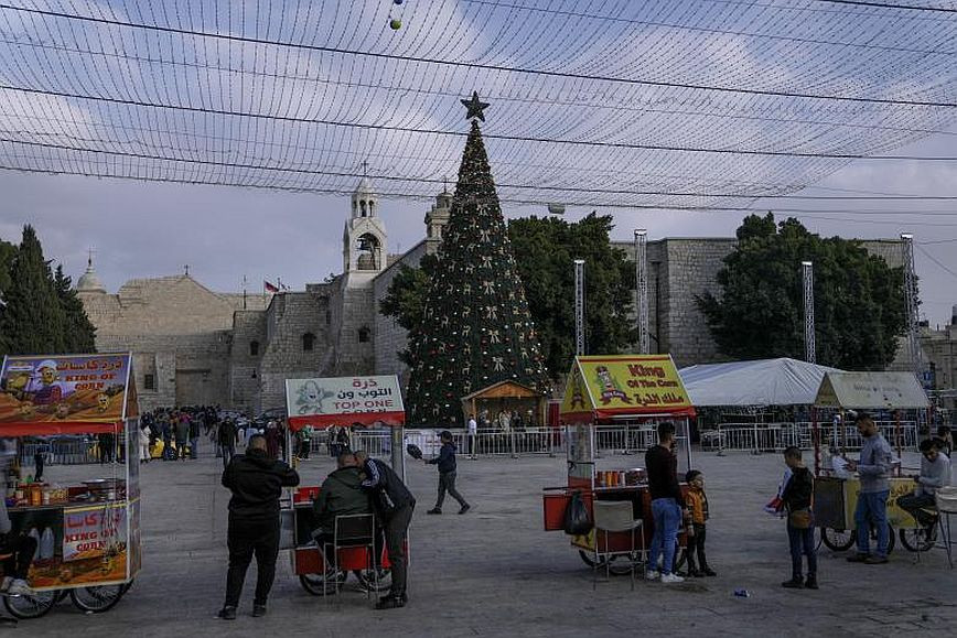 There will be no Christmas tree in Bethlehem this year because of the war in Gaza