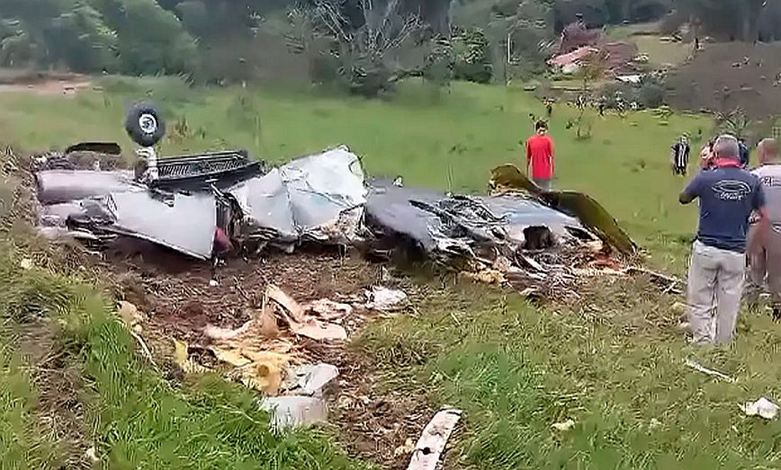 Seven people were killed in a small plane crash in Brazil