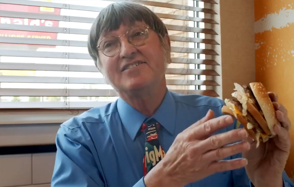 70-year-old has eaten over 34,000 burgers and has no cholesterol