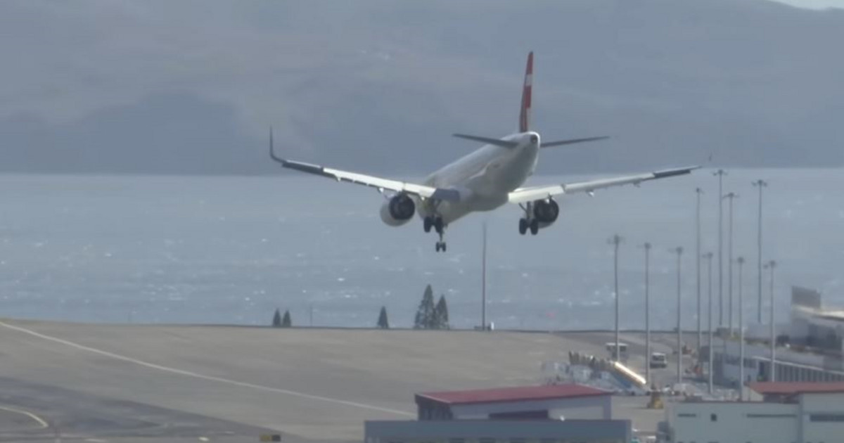 Thriller landing due to strong winds in Madeira – Breathtaking video