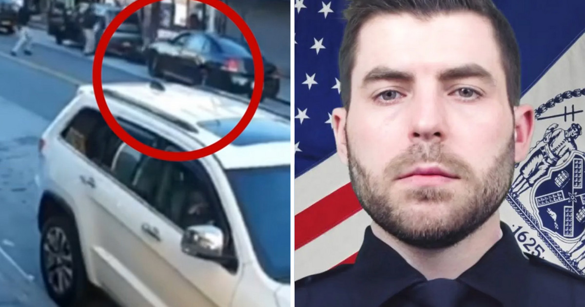 The moment a police officer is shot dead after a car stop – 'Oh my God'