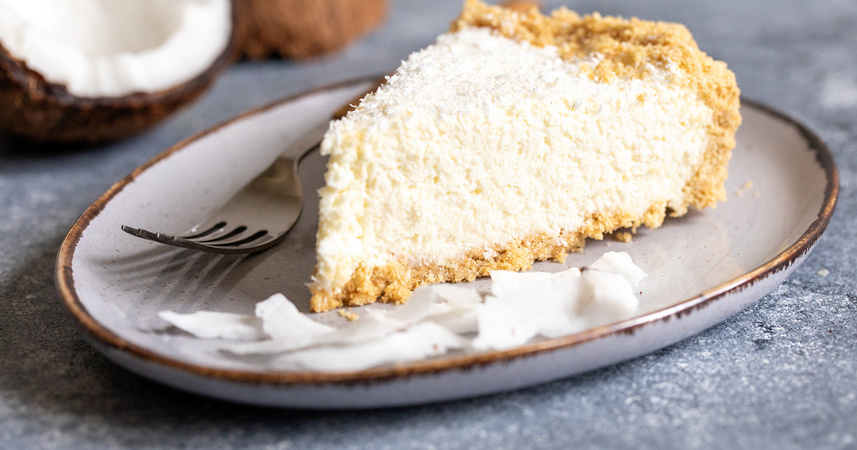 Cheesecake καρύδα Cheesecake καρύδα