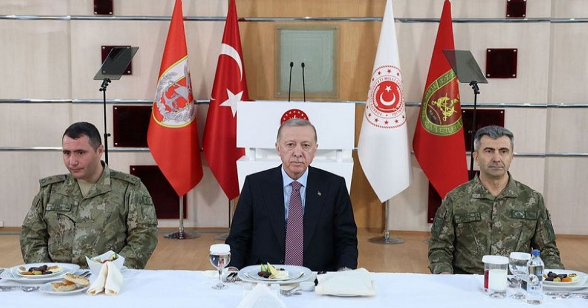Erdogan to Turkish soldiers: If we had pushed south Cyprus would have been completely ours