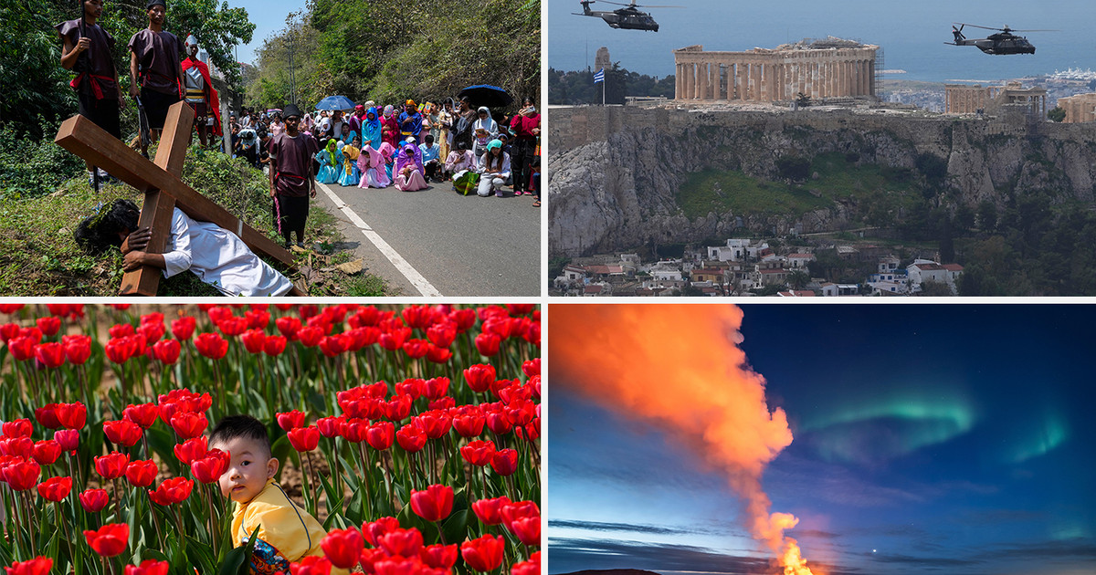 The military parade, the sadness of war, the Catholic Easter and the exploration of flowers