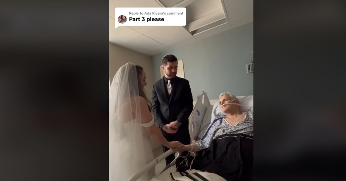 She canceled everything and got married in the hospital to be next to her cancer-stricken father