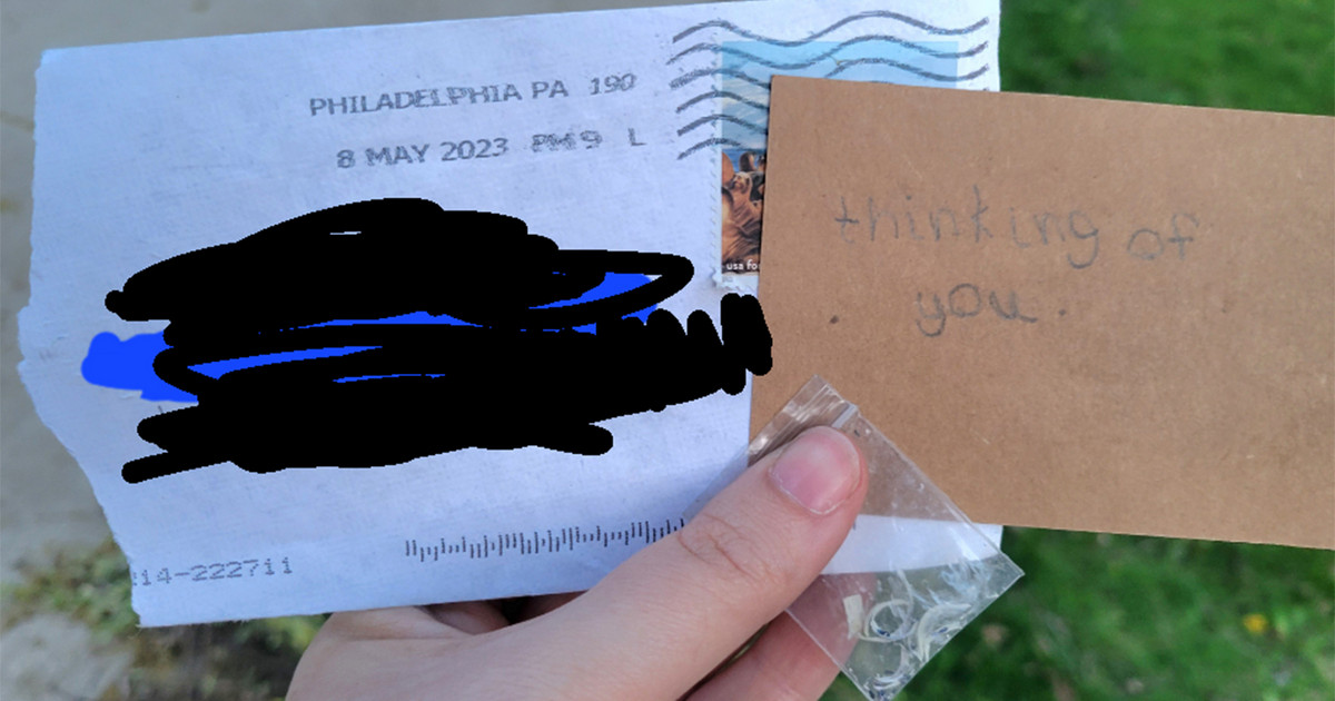 She went to the police about a mysterious letter she received with two words and toenails