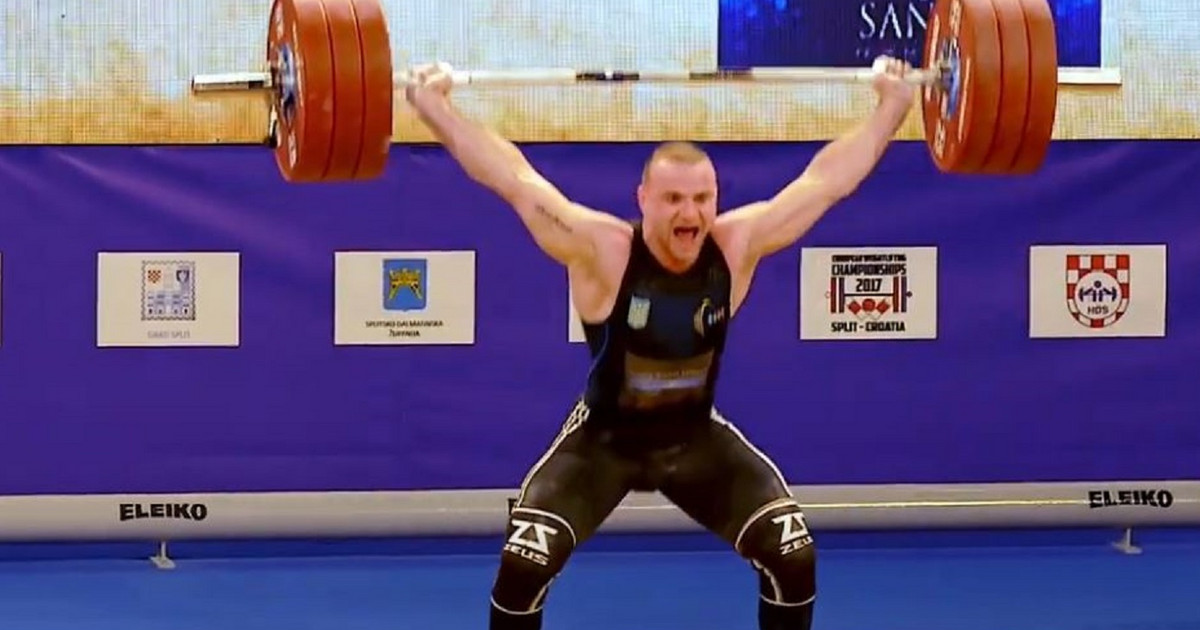 Oleksandr Peleshenko: The two-time European weightlifting champion was ...