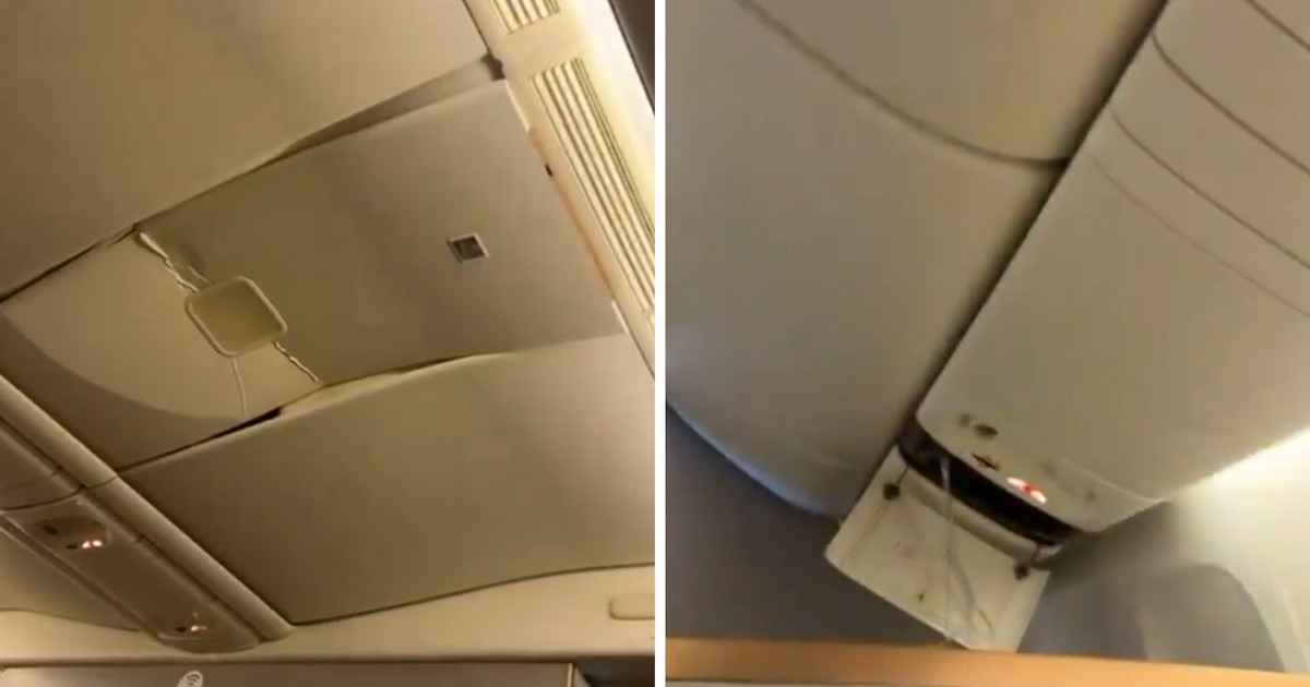 Images from the “nightmare” flight with one dead and 30 injured