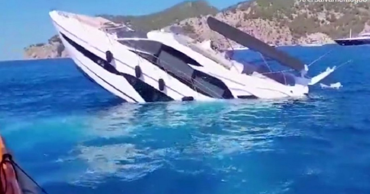 How a luxury yacht worth almost 1 million euros sinks World Stock Market