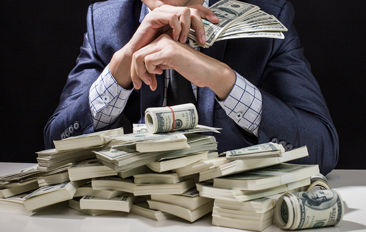 The number of rich never in history was so large and their property so much