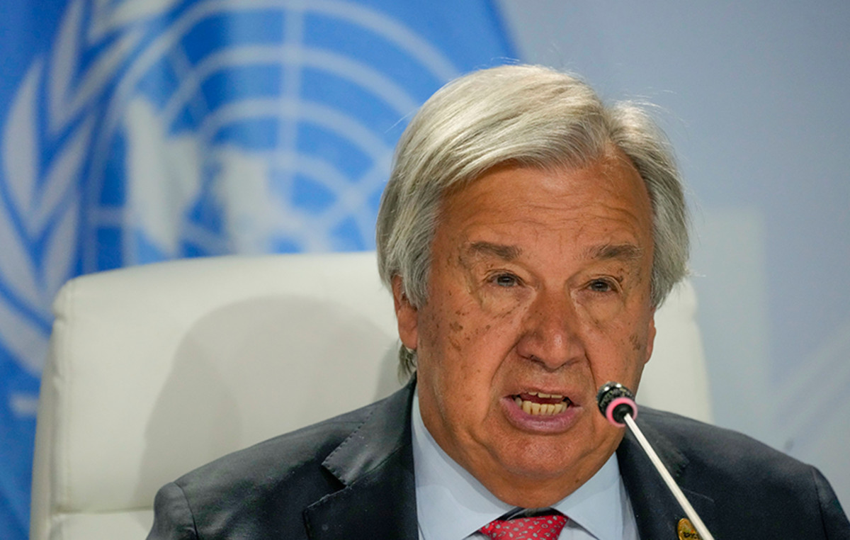 Antonio Guterres is concerned about the ongoing attacks on Port Sudan