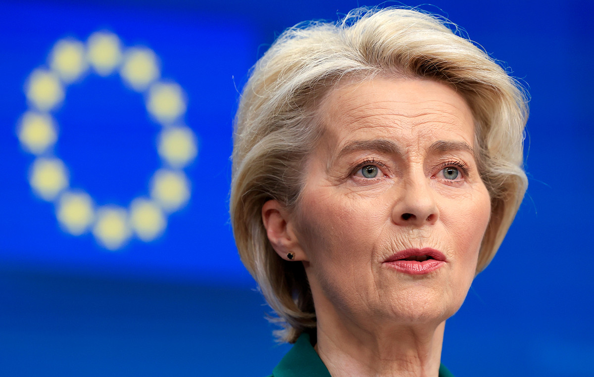 Von der Layen appealed to Middle East restraint after contacting the Israeli president Von der Layen appealed to Middle East restraint after contacting the Israeli president