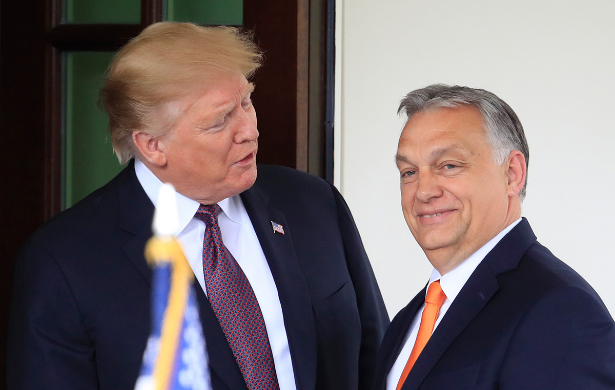 “Donald Trump gave back hope for a normal life and peace,” Orban said at an international far -right conference