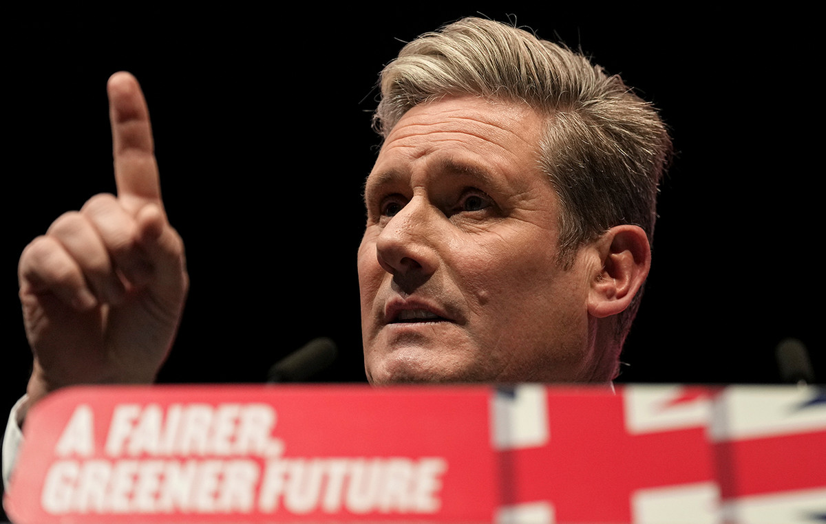 The second arrest was made by British Police for Arson Arson Arson Associated with Kir Starmer