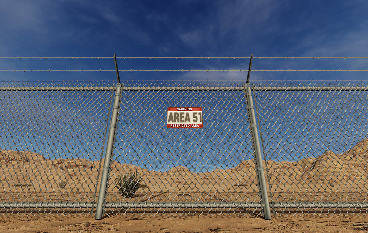 What did the US to cover in the “area 51” of Nevada – Conspiracy theories for aliens and the secret program