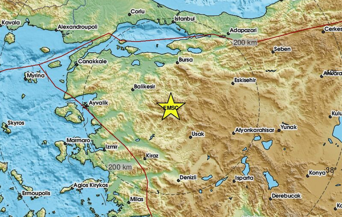 Seismic activity continues in Turkey: New Vibration near Kyutachia