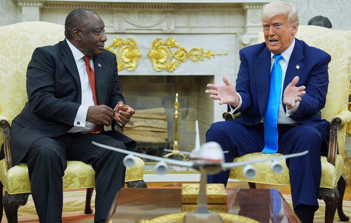 Trump accused the South African president of “white genocide” – “I don’t have to give you a plane” replied