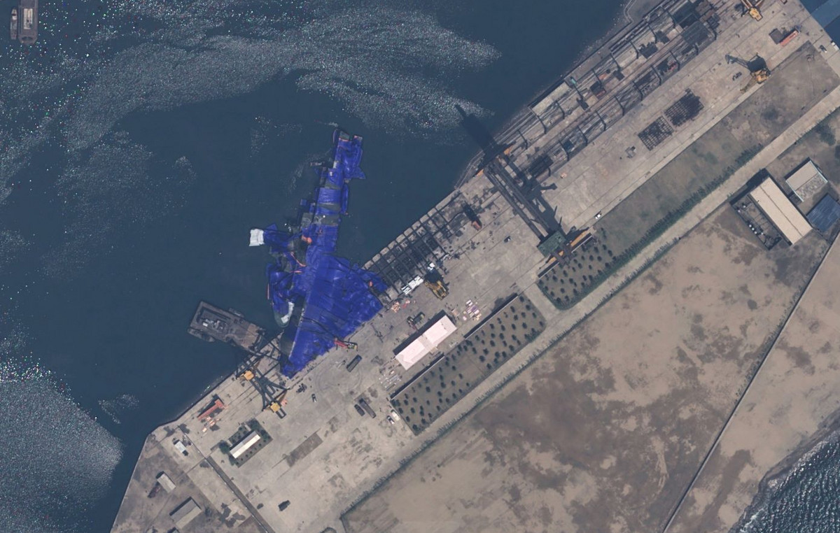 Under detailed officials after the warship’s cathedral accident in North Korea