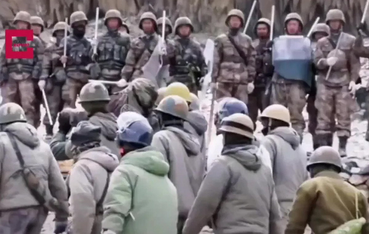 China – India: The Unknown Border Battle in 2020 only with wood, stones and bats