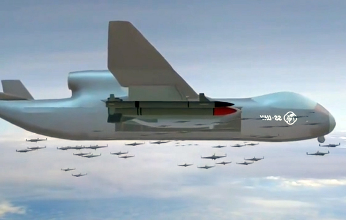 China’s new scary overtime – can launch 100 kamikaze uavs in a few seconds