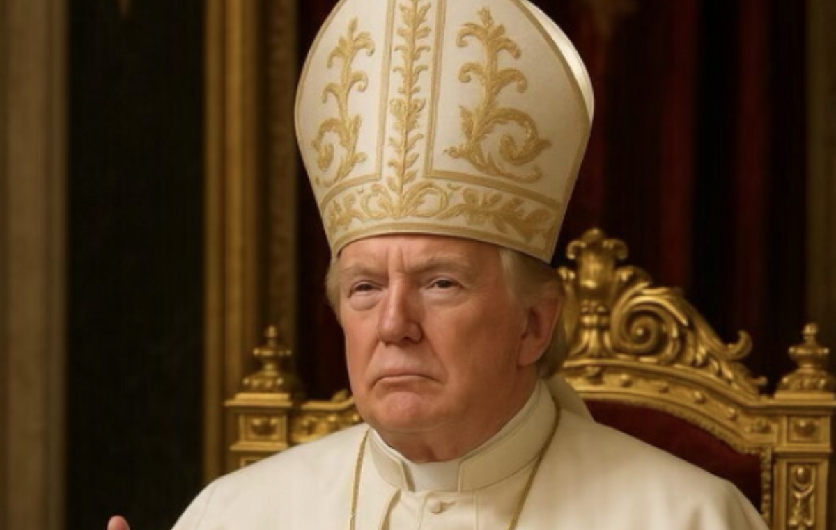 Trump proposes … himself for Francis’ successor – the photo he uploaded
