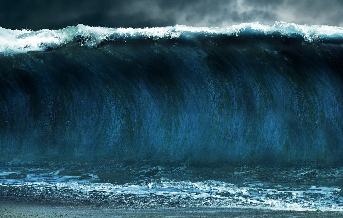 Coast of hundreds of tsunami ts