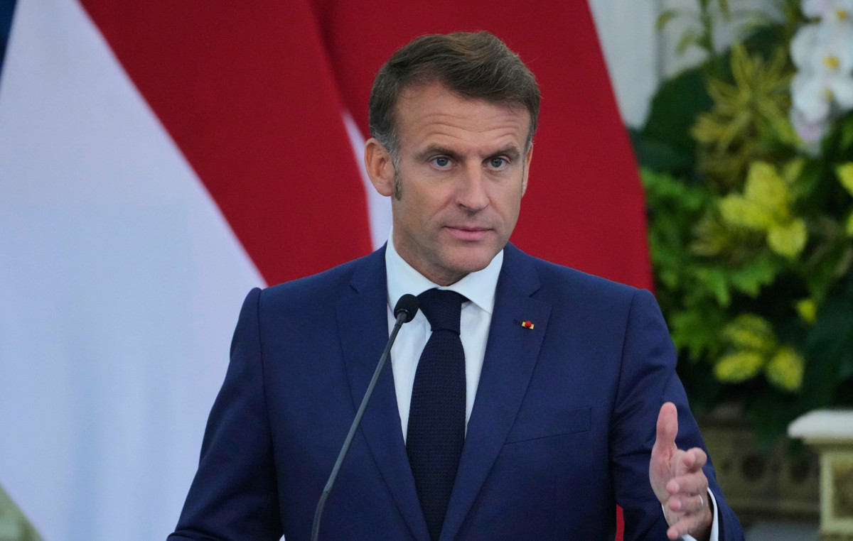 Macron: No two meters and two weights in Gaza – moral and political requirement the creation of a Palestinian state