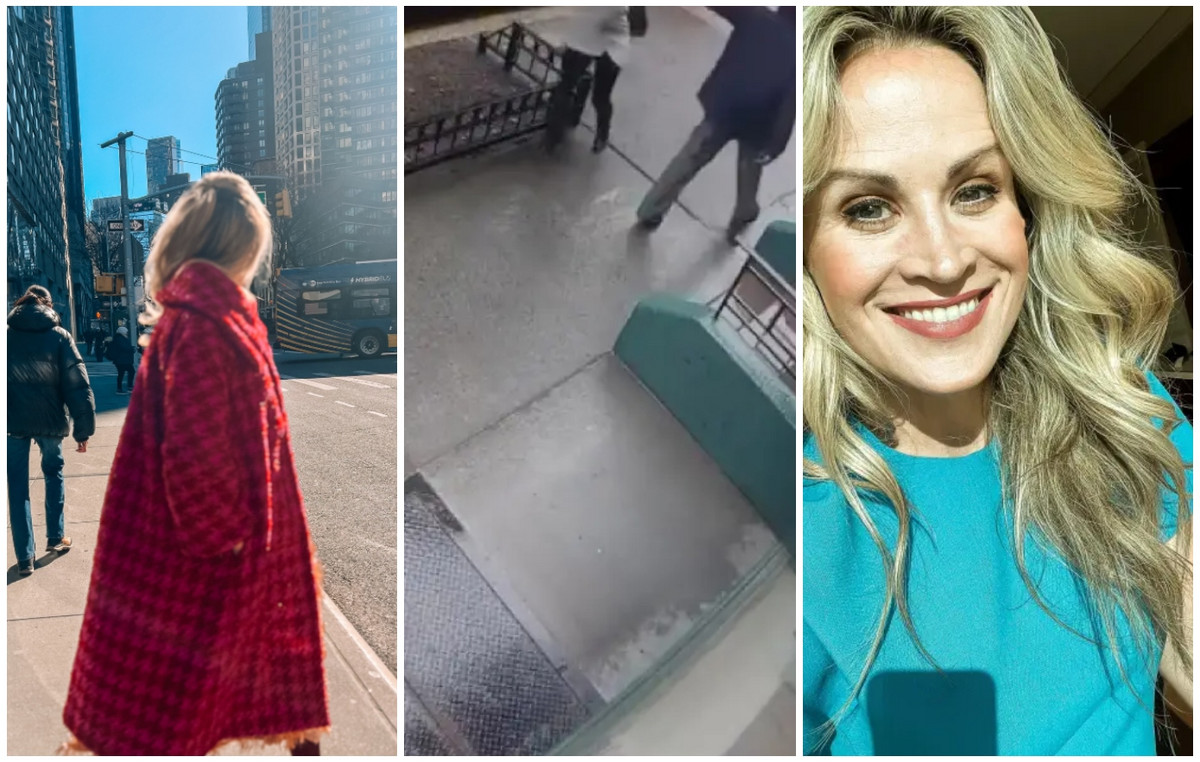 He was walking on the street and an unknown person punched her in the head – the incredible incident was recorded in video
