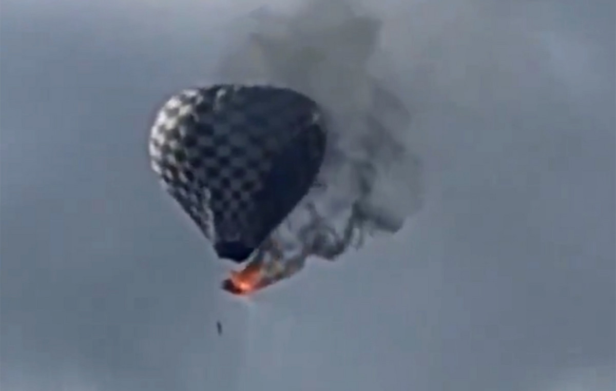 Tragedy at a balloon festival in Mexico – 40 -year -old lost his life after fire in the air