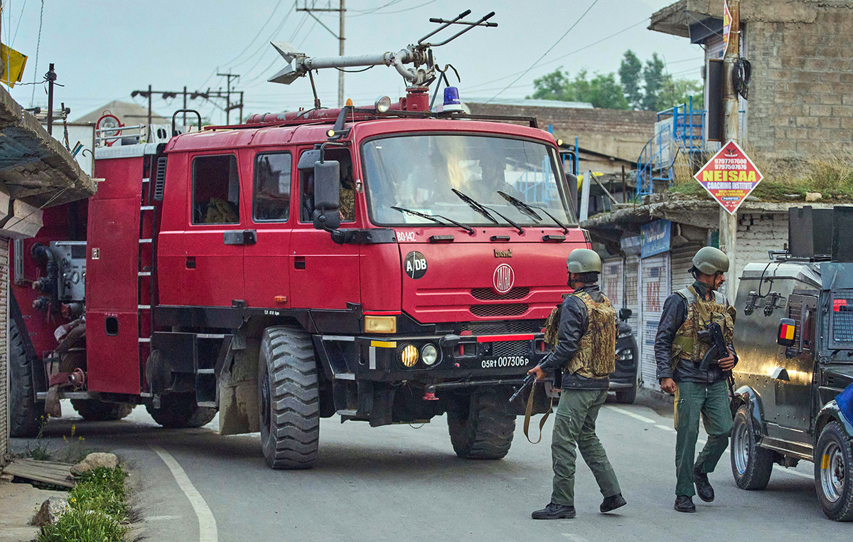 Turkey said it is concerned with concern the developments in Kashmir