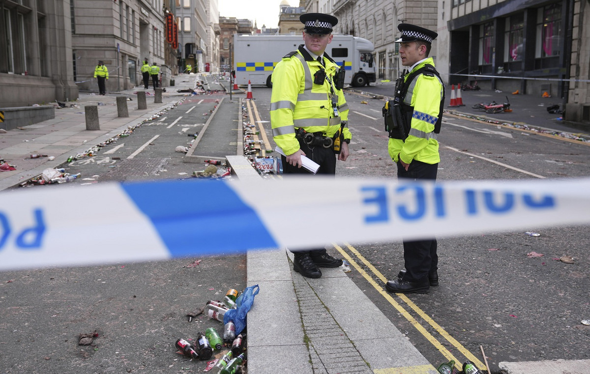 The 53 -year -old who fell on the crowd at the Liverpool parade appeared in court