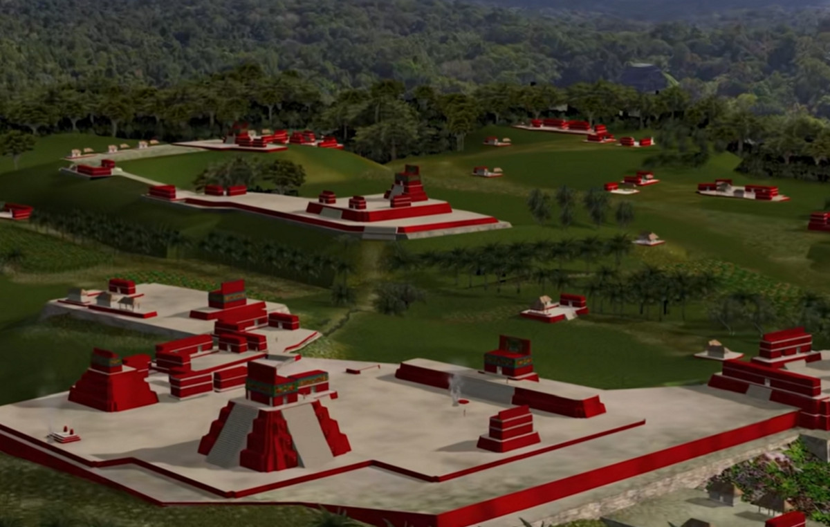 Discovered City of Maya 3,000 years: Found pyramids, sanctuaries and channels