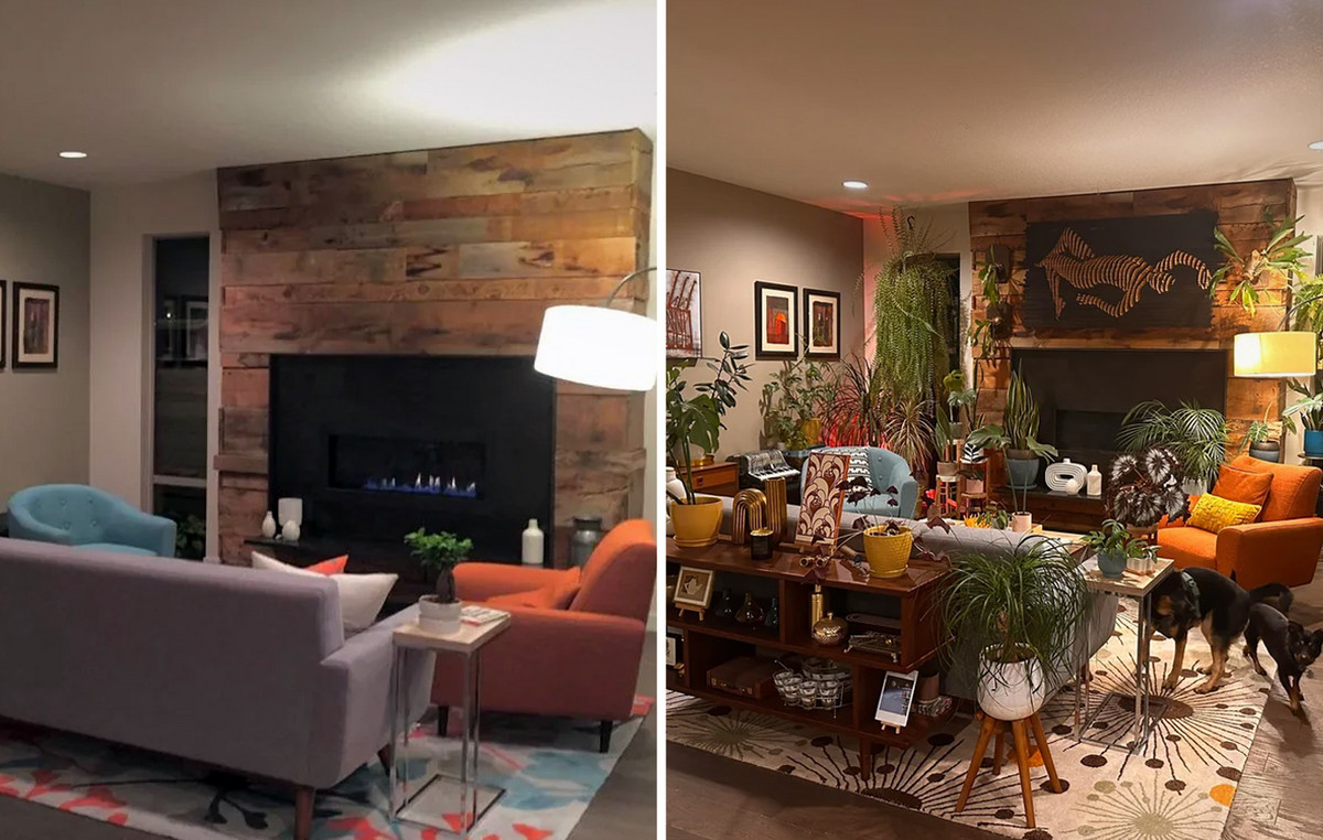 From an Instagram jungle shelter – put thousands of plants in his home as soon as they got married, see photos