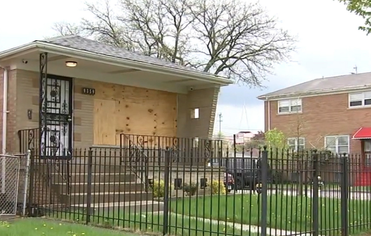 The squatters did not leave his house, so he … moved with them