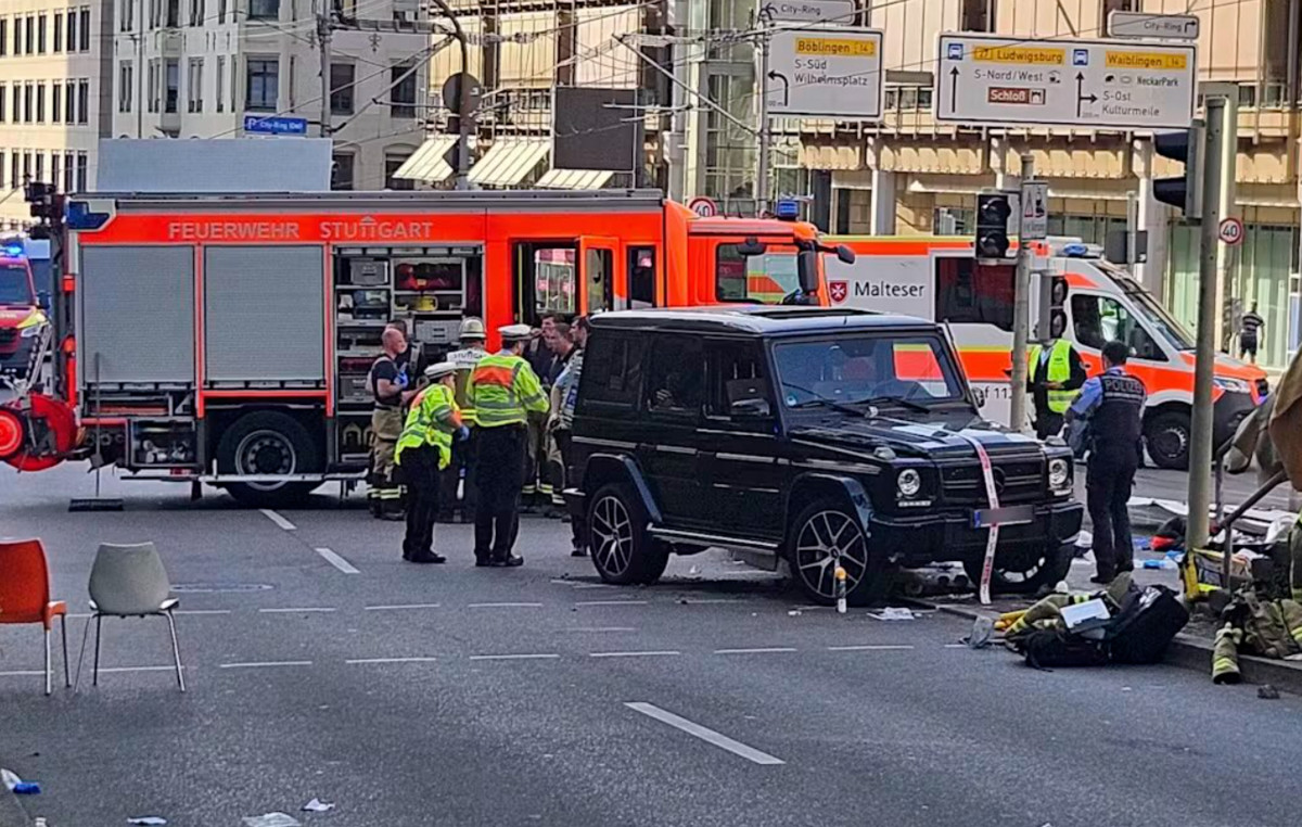 Stuttgart: Police – 42 -year -old the driver who fell by car on a crowd speaks of a “tragic car accident”