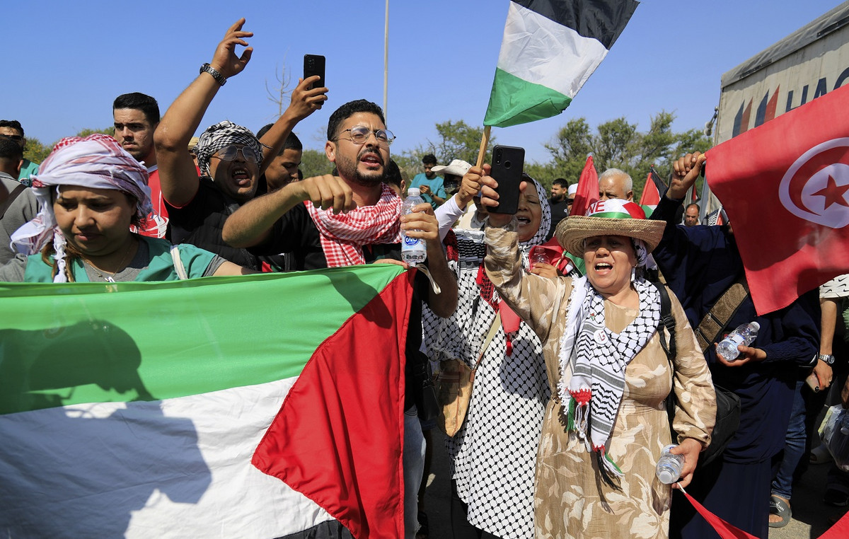 The caravan and solidarity course for the Palestinians of Gaza were interrupted in Libya and Egypt
