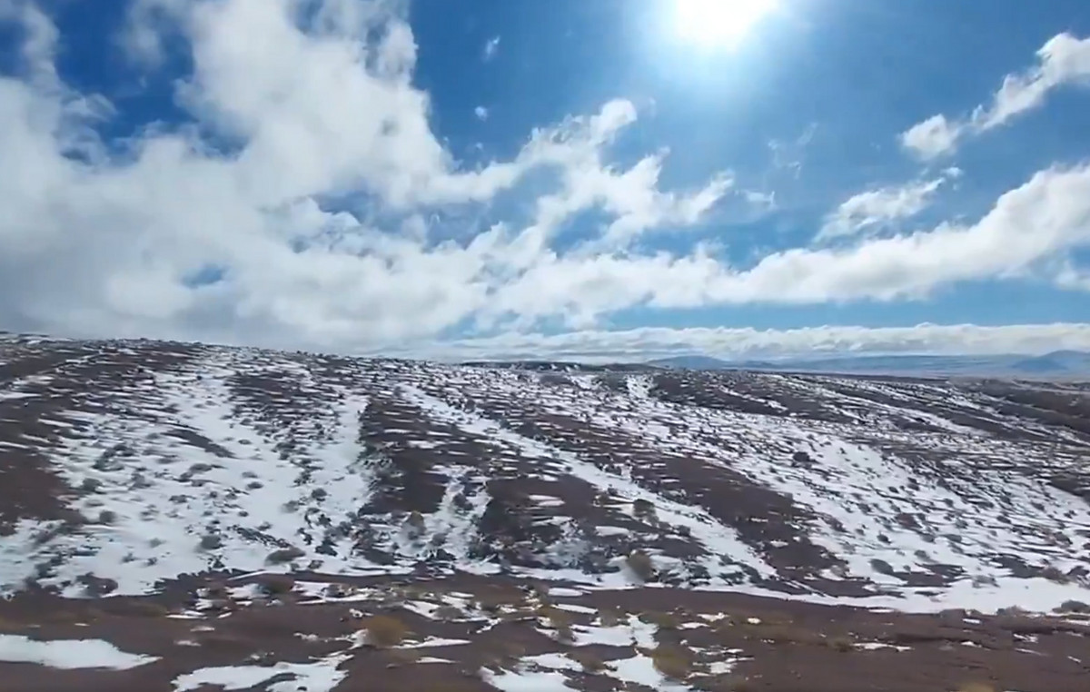 Snowed in Atacama, the world’s drier desert – impressive images